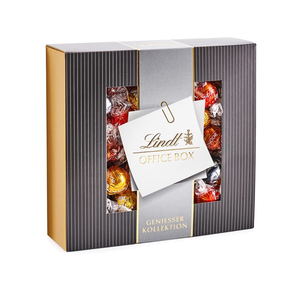 Lindt Chocolate LINDOR Home Office Box, diverses quantités et modèles Naty Shop Bonbons au chocolat 935 grammes Lindt Office