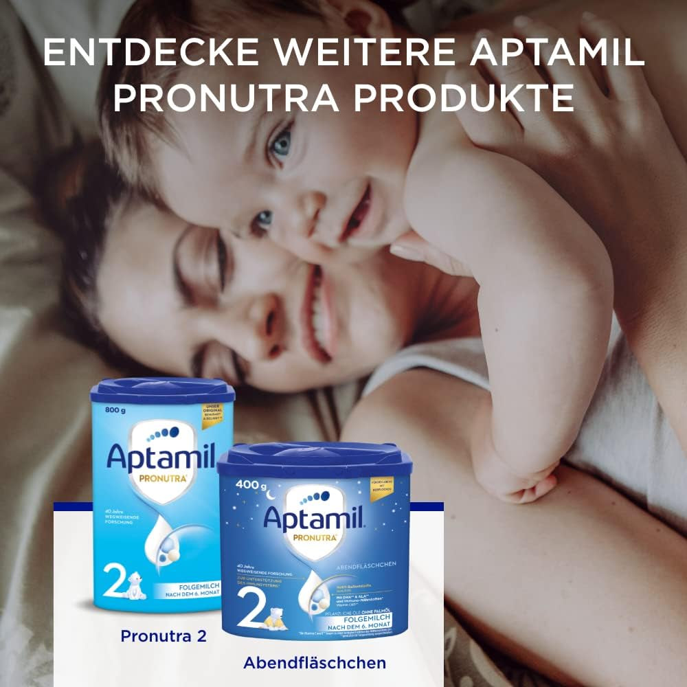 Aptamil Pronutra 2, lait de suite après 6 mois, lait infantile prêt à boire (4 x 200 ml)