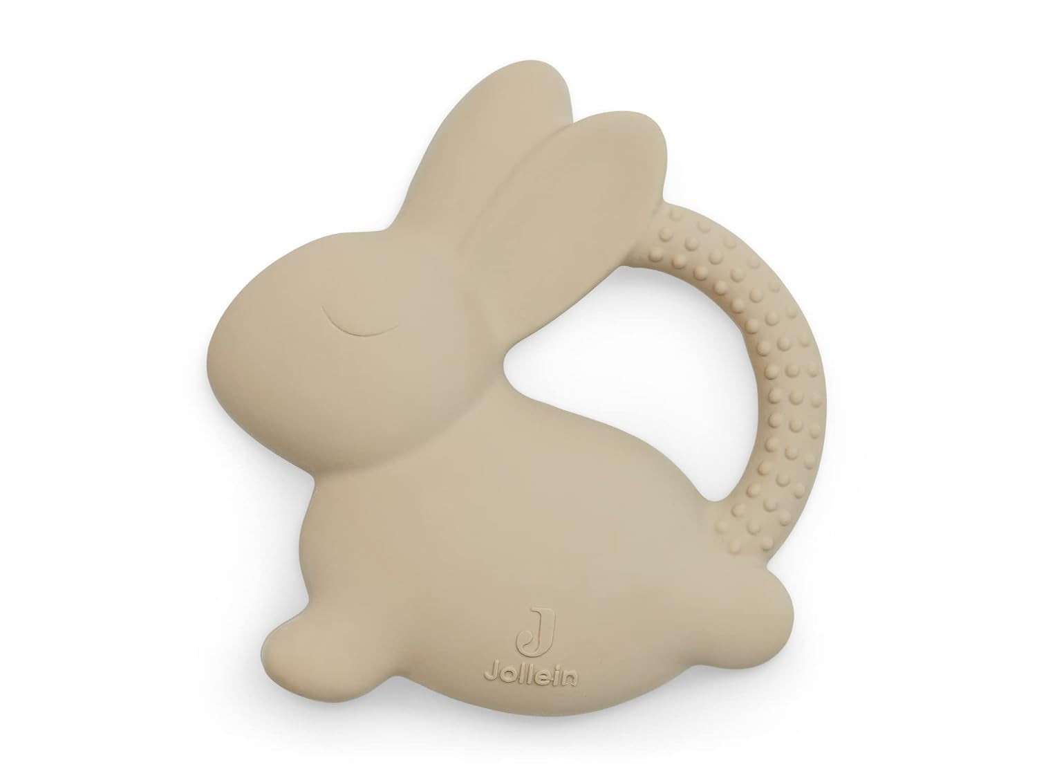 Jollein 101-001-67008 Anneau de dentition en caoutchouc naturel Ours en peluche Biscuit