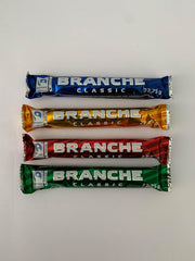 Branches Lot de 50 barres de chocolat au lait – Barres de chocolat au lait fourrées à la crème de noisettes – Chocolat suisse – Paquet en vrac de 50 barres emballées individuellement (23 g chacune) / 1150 g