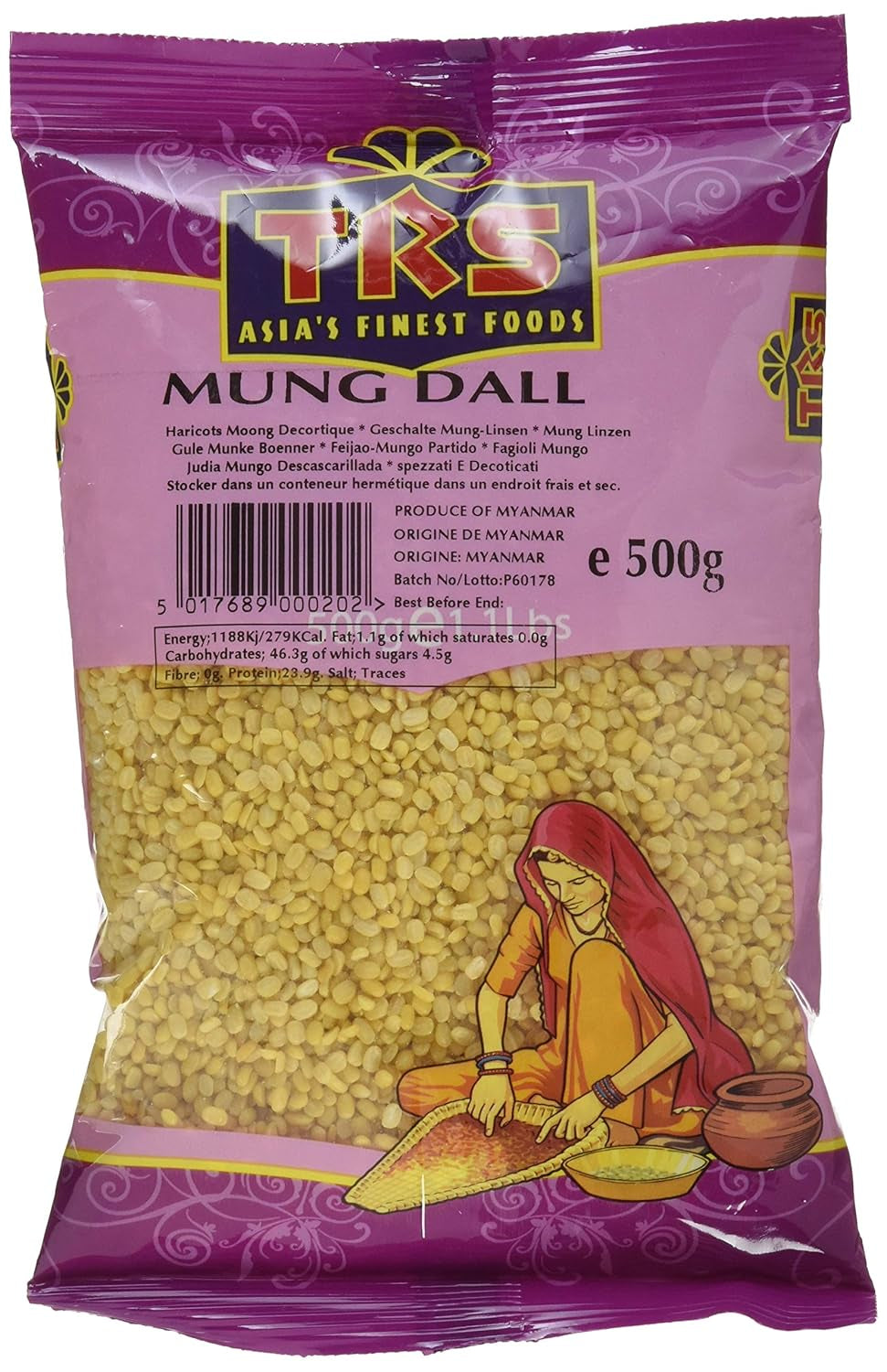 TRS - Mung Dal - Multipack, 500 grammes
