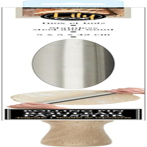 ROULEAU EN ACIER INOXYDABLE. H.42 P.5 CM