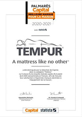 Oreiller universel TEMPUR pour jambes, taille et tête, gris, 50 X 20 X 10 cm Oreillers standards Naty Shop