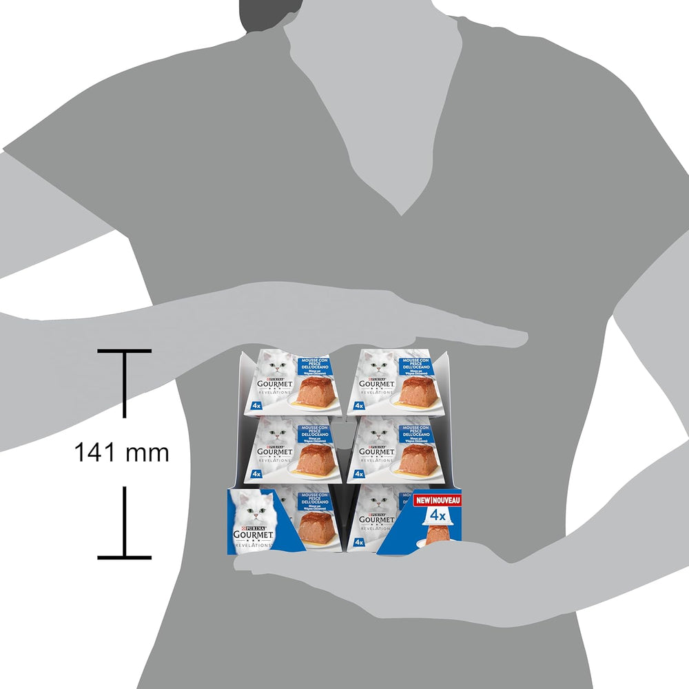 Hrană umedă pentru pisici Revelations cu pește oceanic, 24 x 57 g