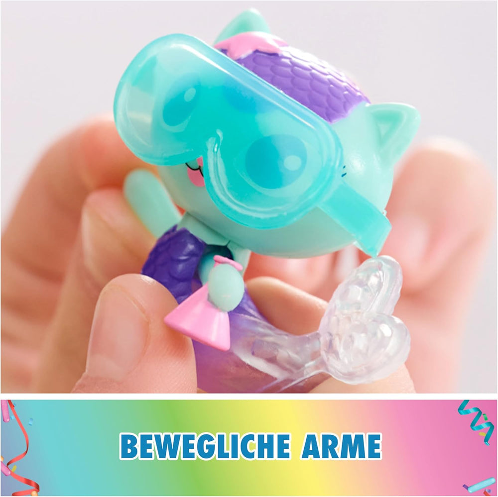 DREAMWORKS GABBY DOLLS HOUSE - Pack de meubles Meerkätzchen Bobble Kitty, figurine de chat avec meubles et accessoires de maison de poupée, à partir de 3 ans