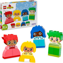 LEGO DUPLO Big Feelings, jeu de construction à empiler avec 23 briques colorées et 4 figurines, jouet de motricité pour favoriser le développement social et émotionnel des jeunes enfants à partir de 18 mois 10415 Jeux de construction Beuche den LEGO-Store Titre par défaut