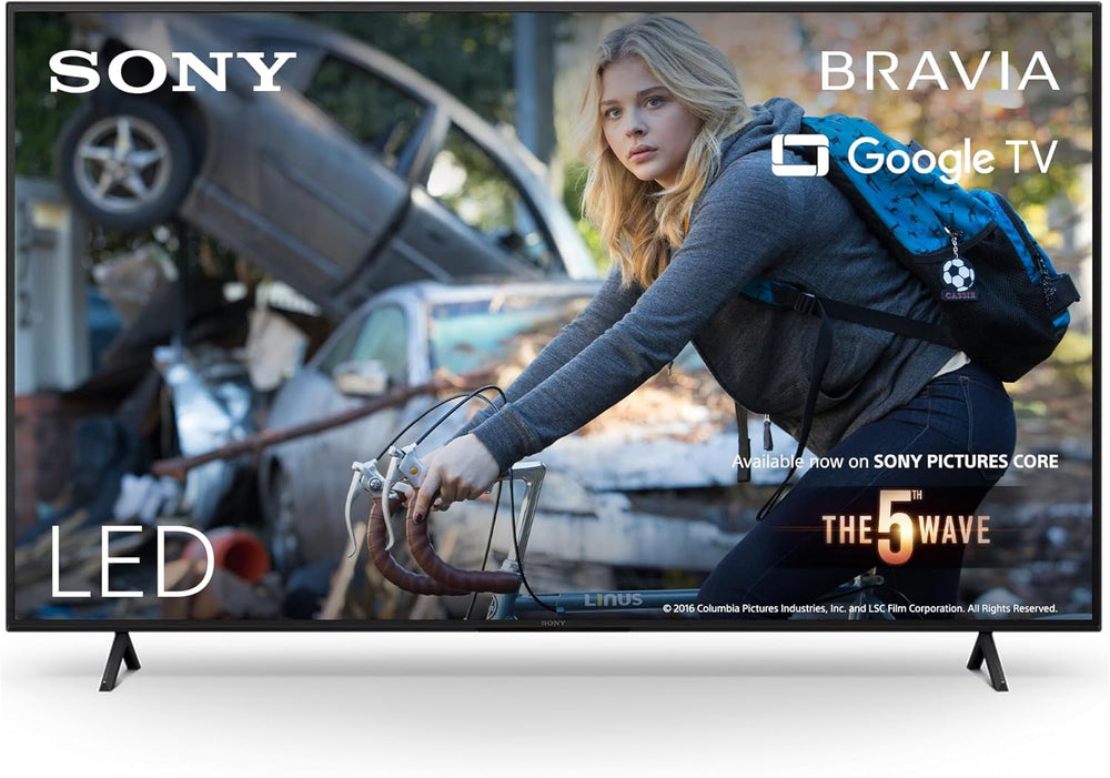 Sony BRAVIA, KD-50X75WL, televizor LED de 50 de inci, 4K HDR, Google TV, Smart TV, compatibil cu Alexa, BRAVIA CORE, HDMI 2.1, meniu de jocuri cu ALLM