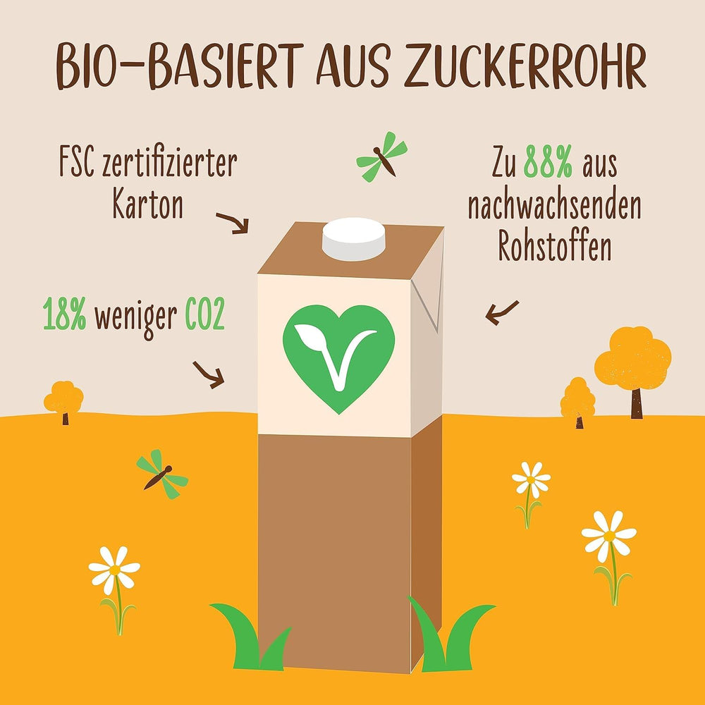 Allos Bio Sojadrink sans Zucker | Alternative alimentaire au soja | Boisson au soja | Boire à la base de Pflanzen | Boisson végétalienne | sans aucun doute Zucker | végétalien | sans lactose | 1 litre (6 pièces)