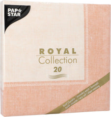 PAPSTAR 50 șervețele ROYAL Collection 1/4-fold 40 Cm X 40 Cm Pink Linum