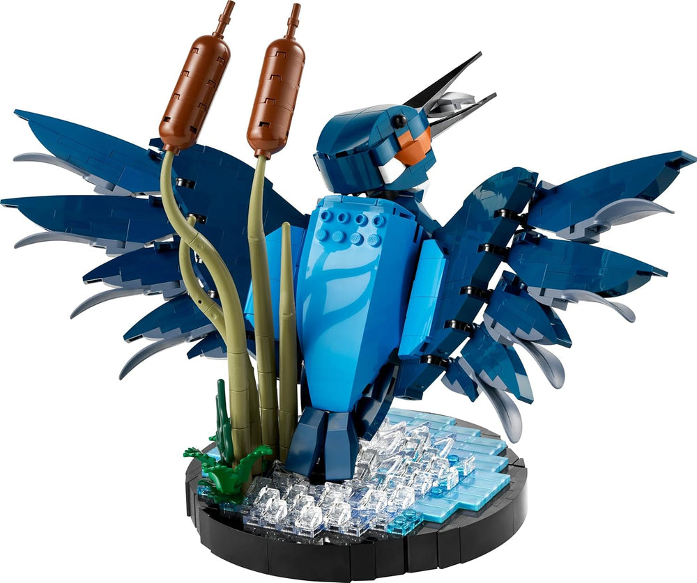 LEGO Icons Eisvogel Modellbausatz für Erwachsene, Vogel-Modell fürs Wohnzimmer oder Büro, Wohn- und Homeoffice-Deko, Geschenk für Vogelliebhaber und Ornithologen, Frauen und Männer 10331