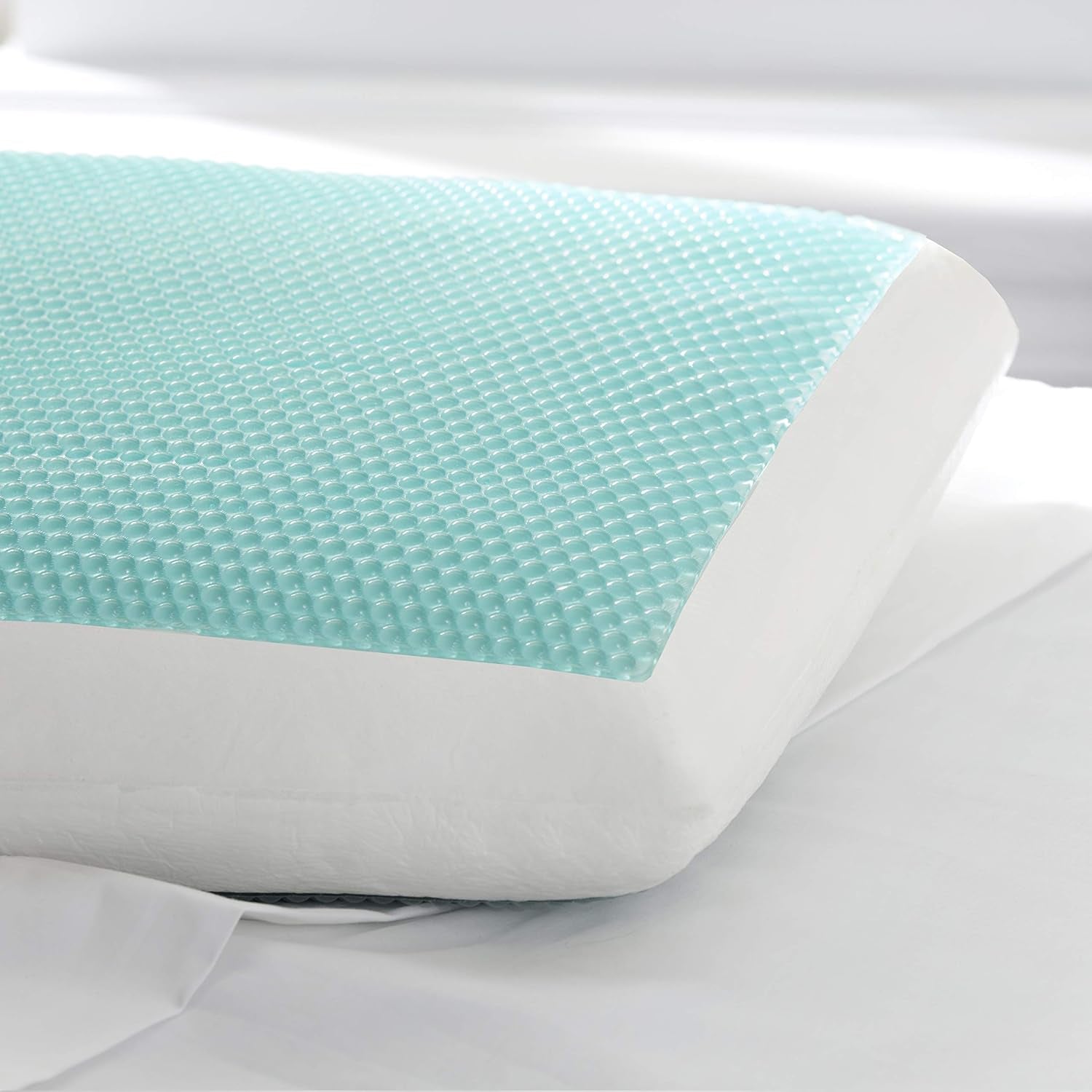 Sealy SE '19 Essentials SM Aqua Bubble Gel Sheet, 1 oreiller MC (US), blanc, 61 x 40 x 14 cm Naty Shop Oreillers standards