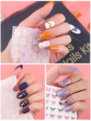 EBANKU 576 pièces ongles courts à presser avec colle à ongles, 12 couleurs d'ongles artificiels courts mats, 8 ongles artificiels courts brillants, 4 ongles artificiels à paillettes