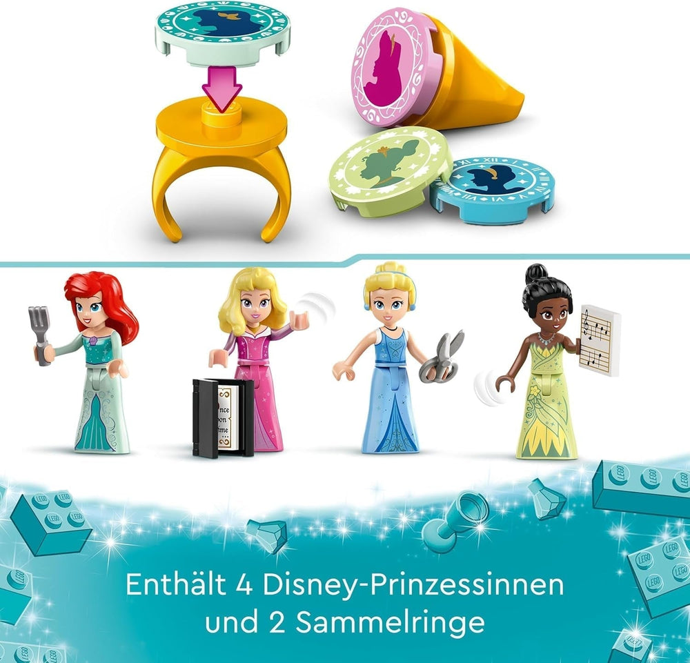 LEGO Disney Princess : Disney Princess Adventure Market, maison de jouets avec 4 poupées dont Cendrillon et Ariel, coffret de jeu avec carte au trésor, cadeau pour filles et garçons à partir de 6 ans 43246 Jeux de construction Besuche den LEGO-Store