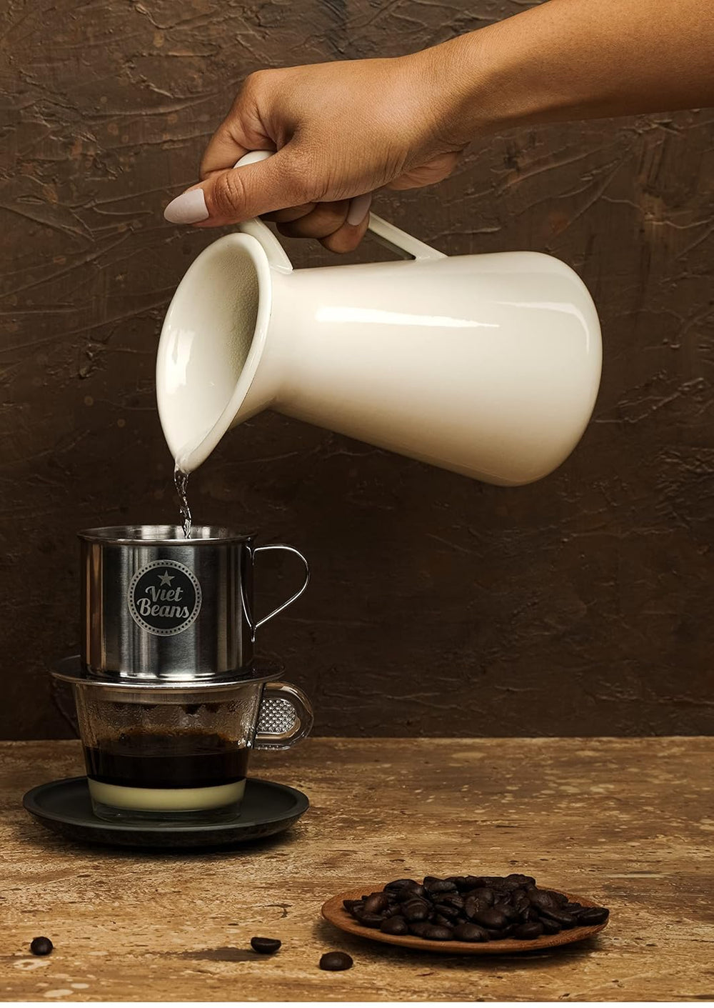 VietBeans KEO - Schokoladiger Kaffee – Ganze Kaffeebohnen - Geröstet au beurre, whisky et rhum - Schoko-Geschmack intensif - Arôme : Schokolade - 250g