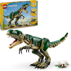 LEGO Creator T.Rex, Dino Tricératops ou Ptérodactyle transformable 3 en 1, modèle de dinosaure mobile pour enfants, cadeau pour garçons et filles 31151 Ensembles de construction Besuche den LEGO-Store Default Title