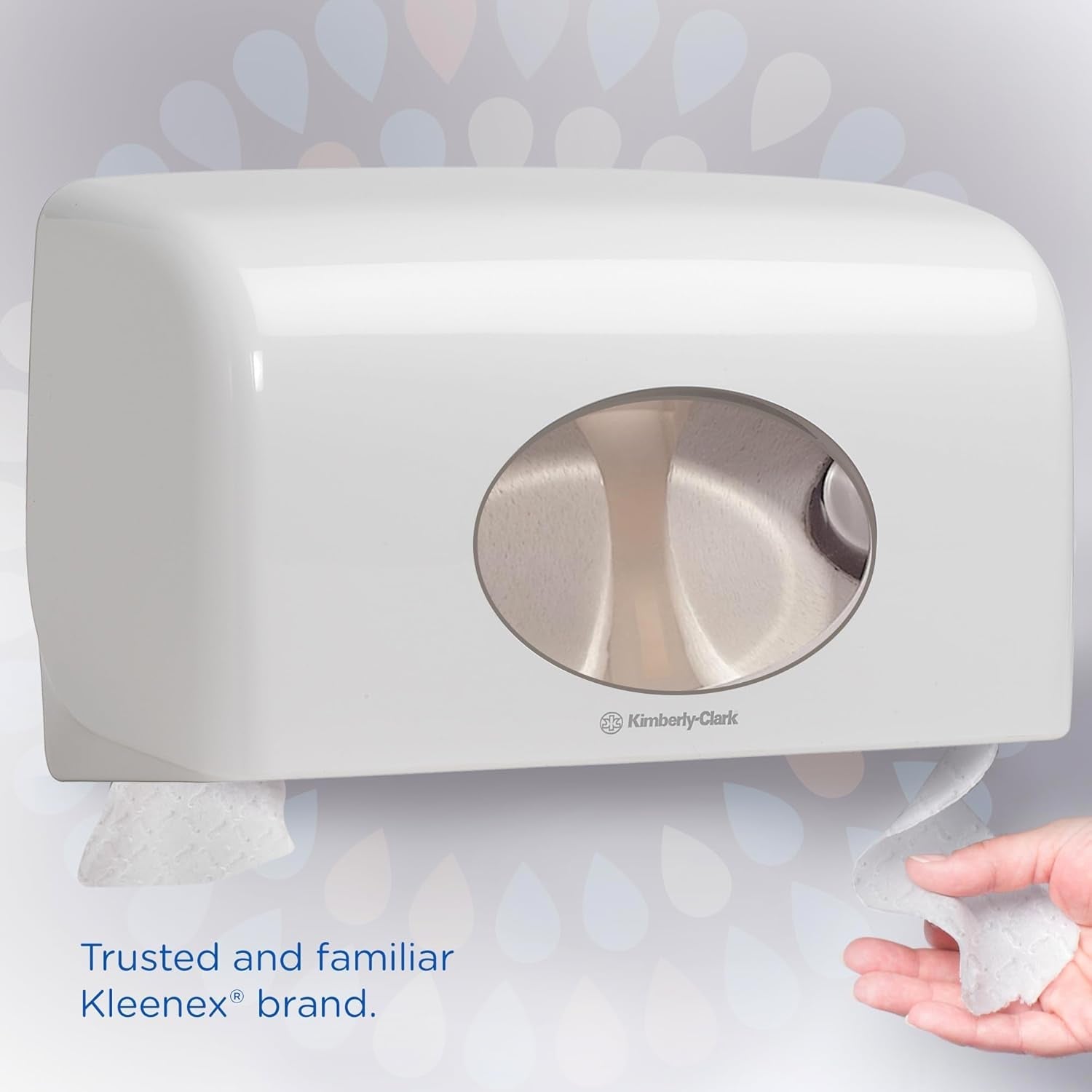 Kleenex Premium Rouleaux de papier toilette 8484, papier toilette 24 rouleaux x 160 feuilles soufflées, papier toilette 4 épaisseurs, 100 % fibres pures, haute qualité, résistant aux déchirures et doux (lot de 2)