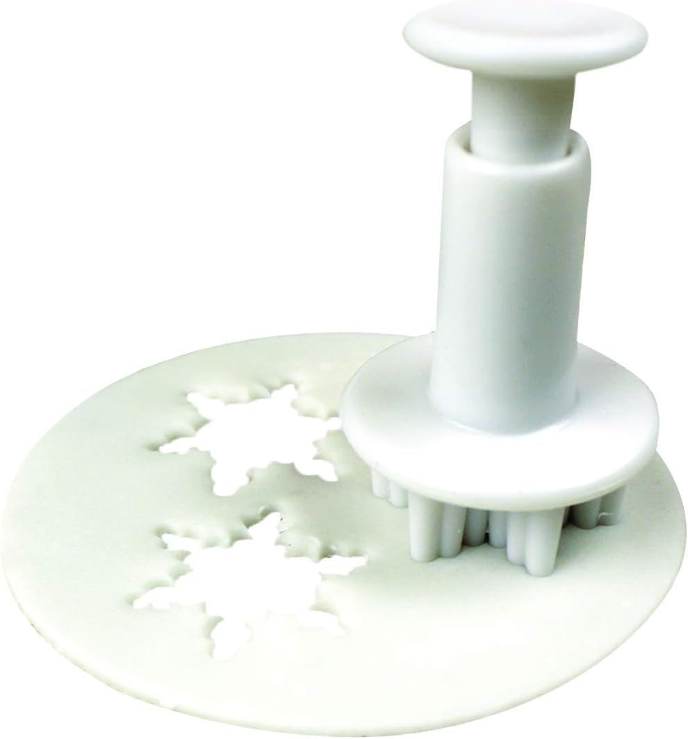 PME SF709 Mini lot de 3 couteaux plongeurs flocon de neige, standard, blanc