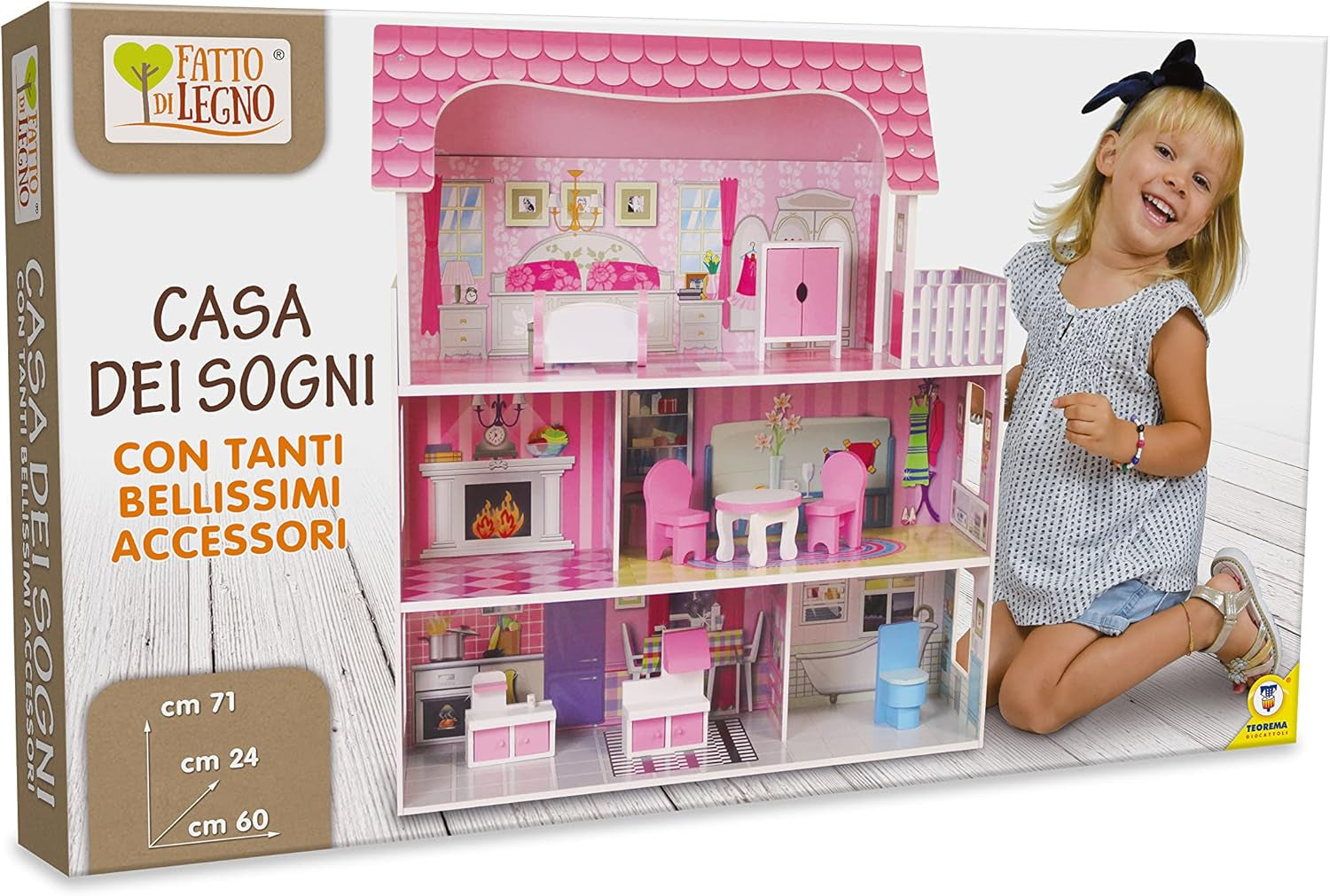 Casă din lemn pentru păpuși și LOL 40541 Casute de papusi Naty Shop