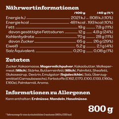 Chocolat M&M's Grand paquet, lentilles croustillantes au chocolat avec glaçage au sucre coloré, mélange de fête, 1 x 800 g, bonbons sur le thème du football américain