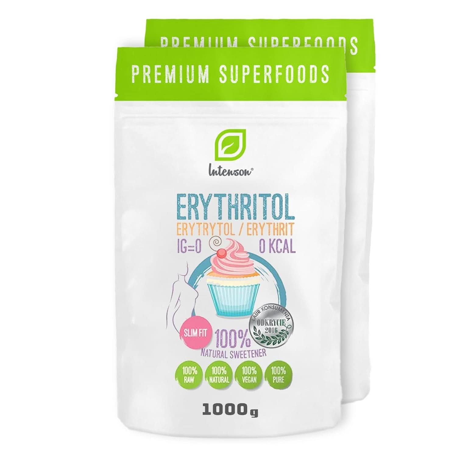 Érythritol - Alternative naturelle au sucre, 2 Kg Édulcorants Naty Shop
