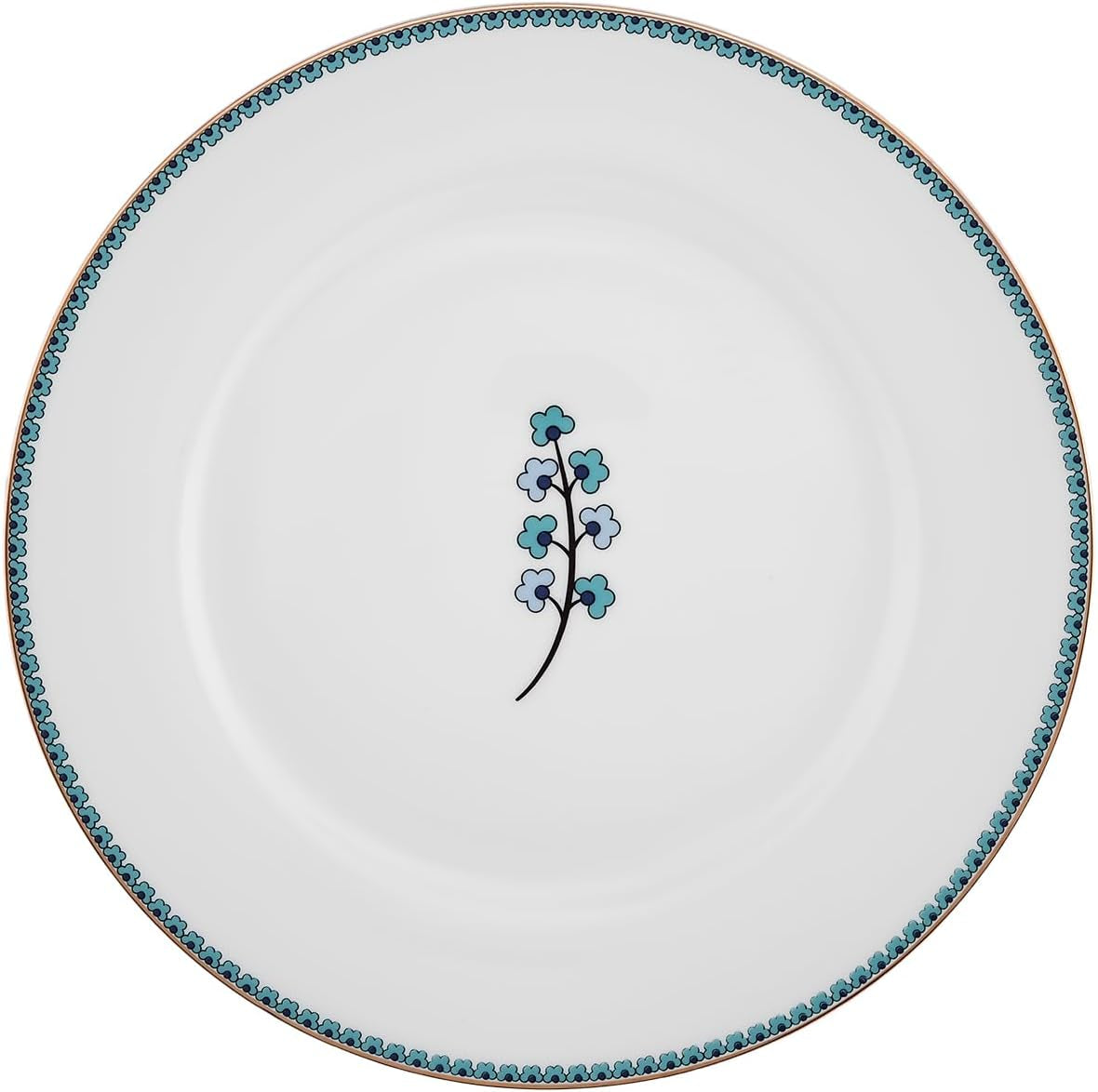 Service à dessert Karaca İznik pour 6 personnes, 18 pièces - vaisselle élégante pour de délicieux desserts