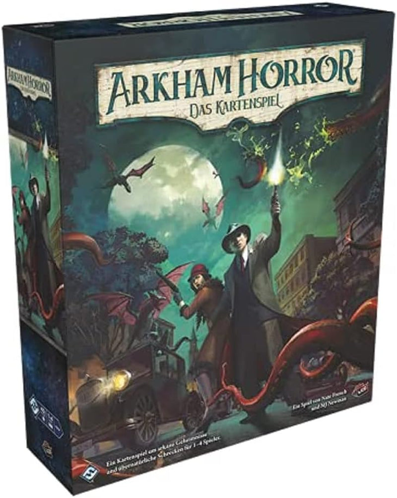 Fantasy Flight Games, Arkham Horror : LCG, jeu de base, jeu expert, jeu de cartes, 1 à 4 joueurs, à partir de 14 ans, 45 minutes et plus, allemand, multicolore, coloré