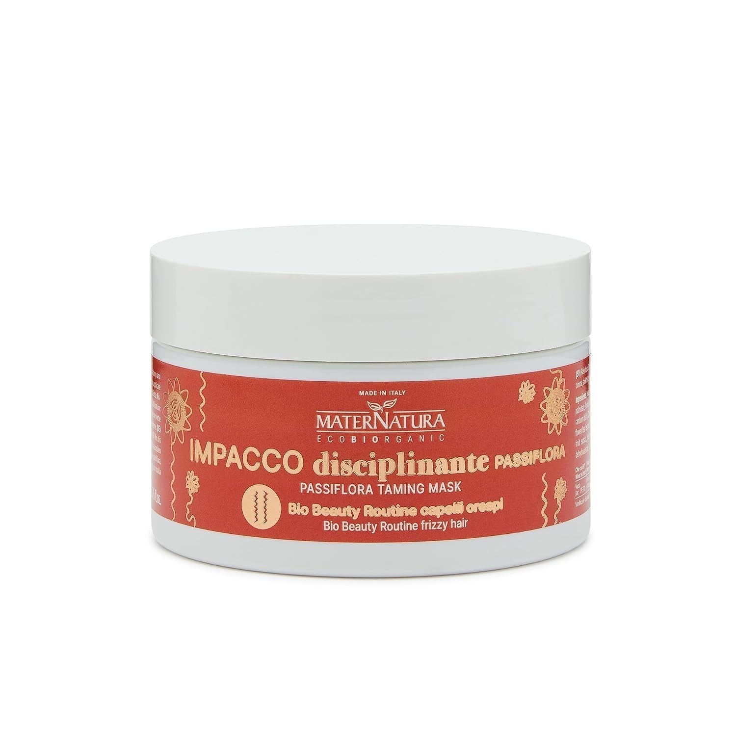 Maternatura Masque Cheveux Bouclés à la Passiflore, Réparation, Force et Brillance pour des Boucles Parfaites, Routine de Beauté Bio pour Cheveux Bouclés, Fabriqué en Italie - 100 ml Naty Shop Hair Mask Default Title