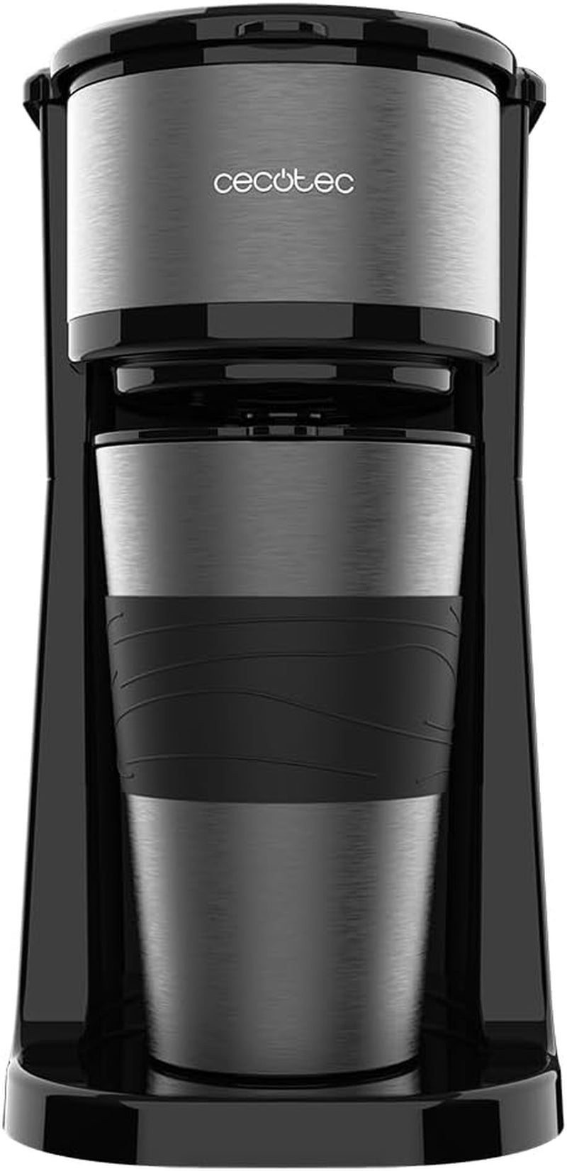 Machine à expresso Cecotec Coffee 66 Drop & Go avec carafe thermique, 700 W, capacité 420 ml, bec verseur scellé, filtre permanent ou en papier, fonction d'arrêt automatique, récipient avec fenêtre