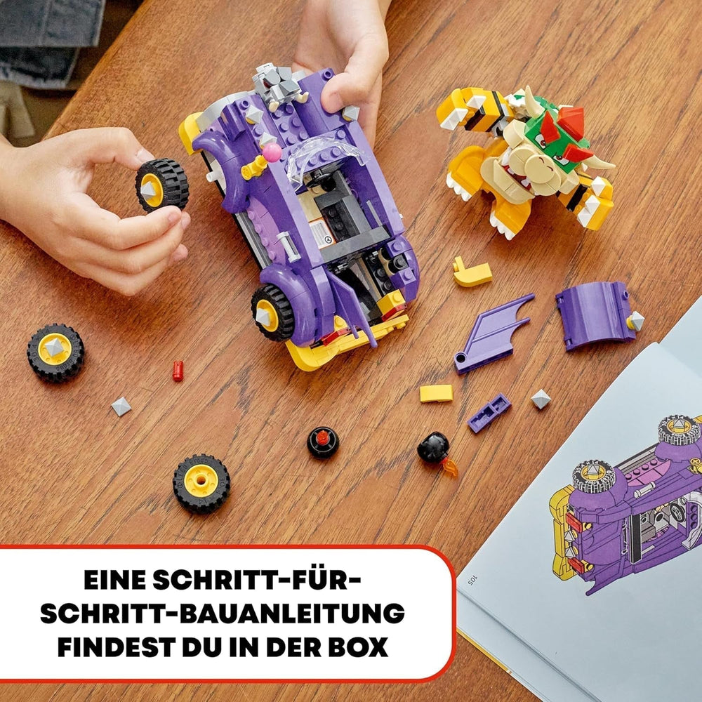 LEGO Super Mario Bowser's Monster Cart Expansion Set Jouet de voiture Bowser pour garçons et filles Ensemble de personnage unique Cadeau de joueur pour 8 ans 71431 Jeux de construction Besuche den LEGO-Store