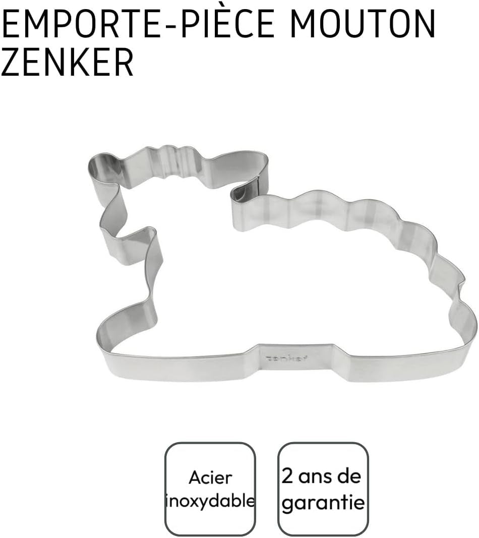 Boîte à biscuits Zenker 7720, acier 18/10, argent