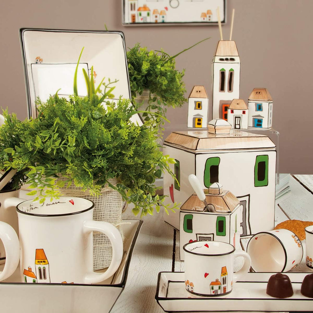 Egan, céramique, émaillé, ivoire, petit, Lc41R/3