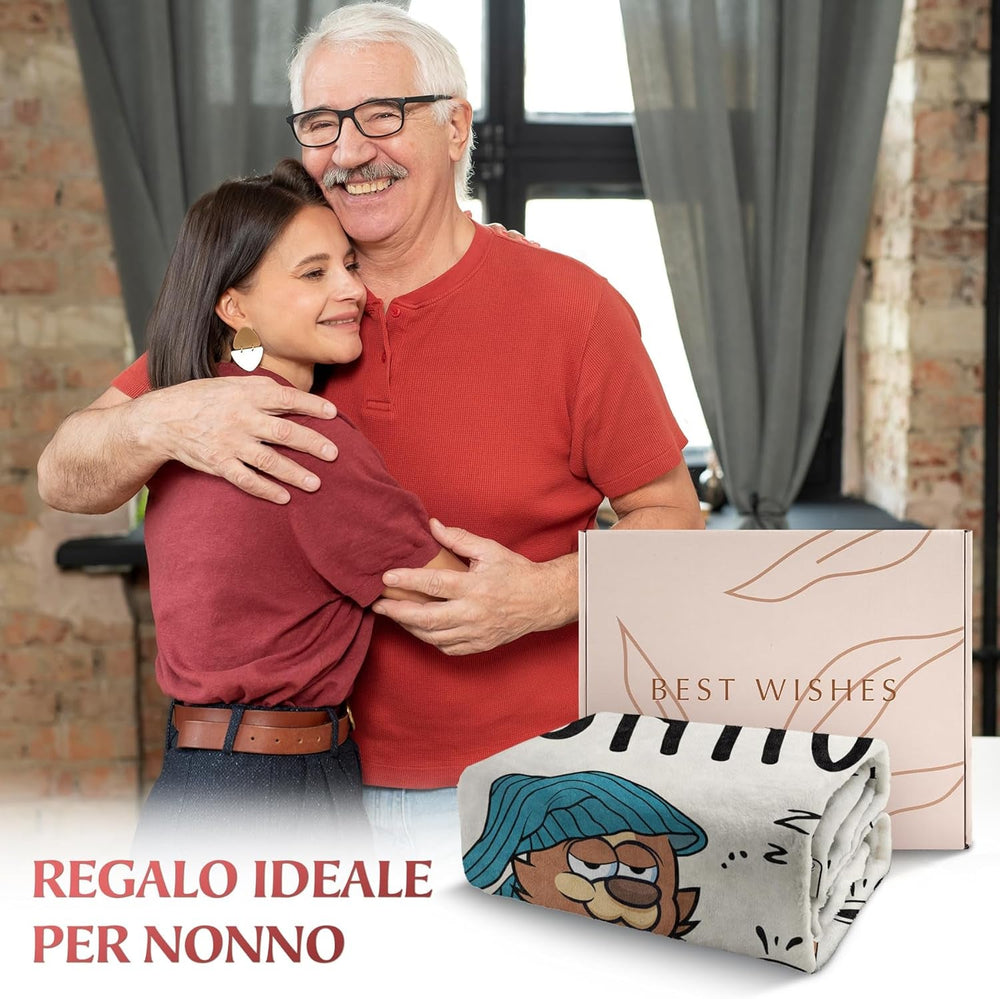 Cadeau grand-père Masuecoin, cadeau d'anniversaire grand-père, idées cadeaux pour grand-père, couvertures en flanelle de 50 à 60 pouces, cadeau pour grand-père, cadeau pour grand-père de Noël. Lits et couvertures musaecoin