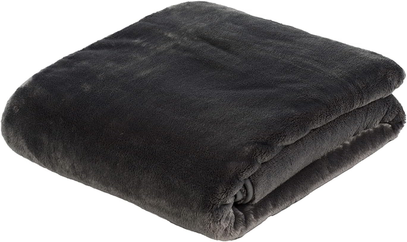Gözze - Couverture confortable Premium Toucher Cachemire, 500 G/M², 180 X 220 Cm - moutarde Lits et Couvertures Besuche den Gözze-Store Anthracite 130 X 170 Cm