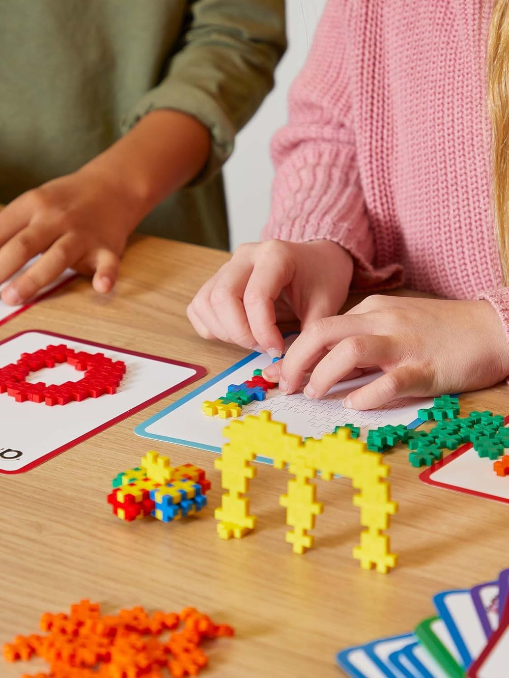 Plus-Plus 9603909 Geniales Konstruktionsspielzeug, Apprendre à construire, ABC & 123, Kreativ-Bausteine, 600 pièces