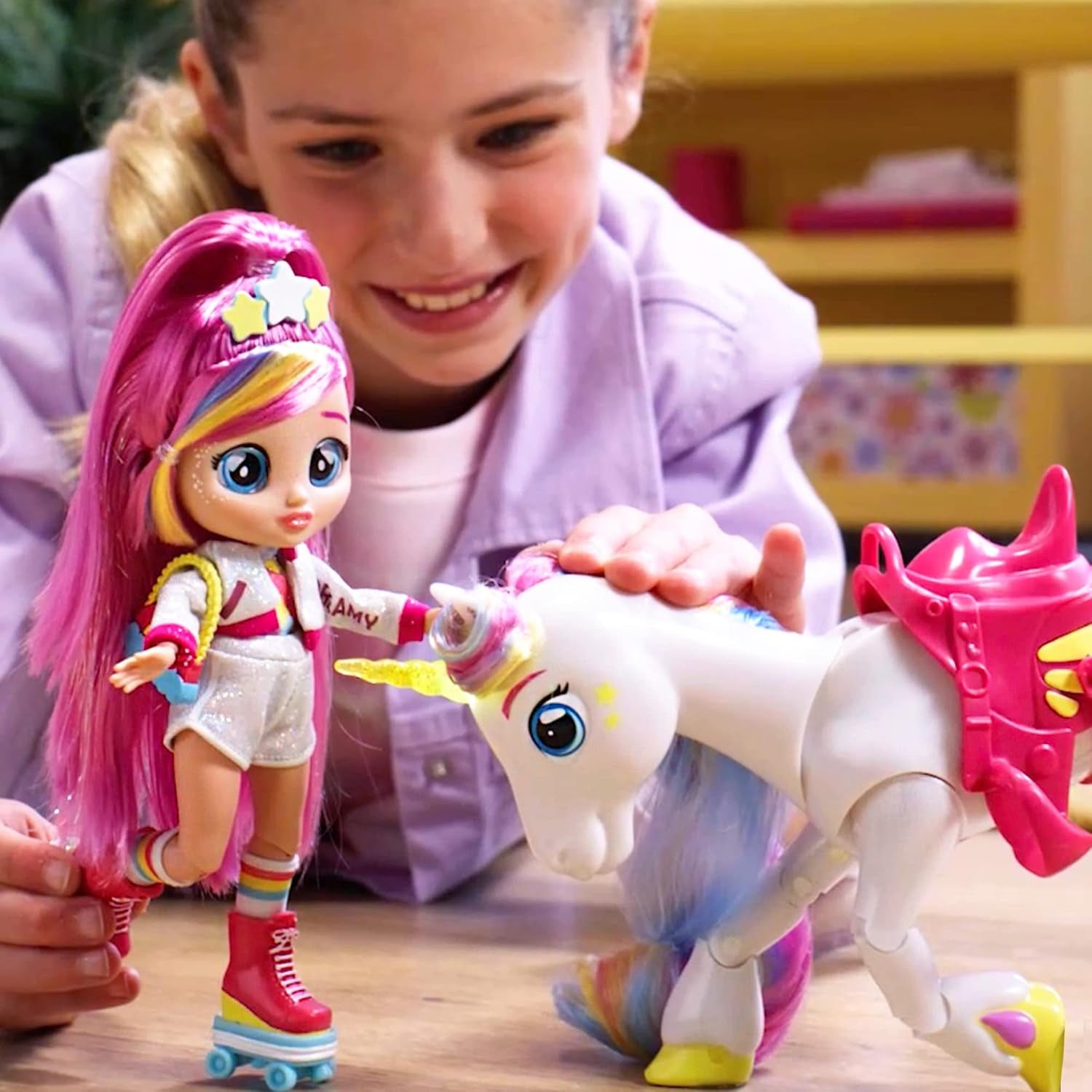BFF by Tränenbabys Dreamy & Rym Deluxe-Set, qui comprend le chiot exclusif Dreamy et son petit cornet Rym - un programme optimal pour les jeunes et les filles à partir de 5 ans