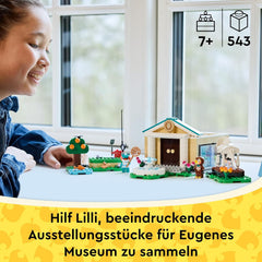 LEGO Animal Crossing - Ensemble de musées d'Eugens - Ensemble de jeux interactifs avec figurines d'Eugen et Liliane, fossiles de dinosaures et accessoires - Jouets de jeu pour filles et jeunes à partir de 7 ans - 77056