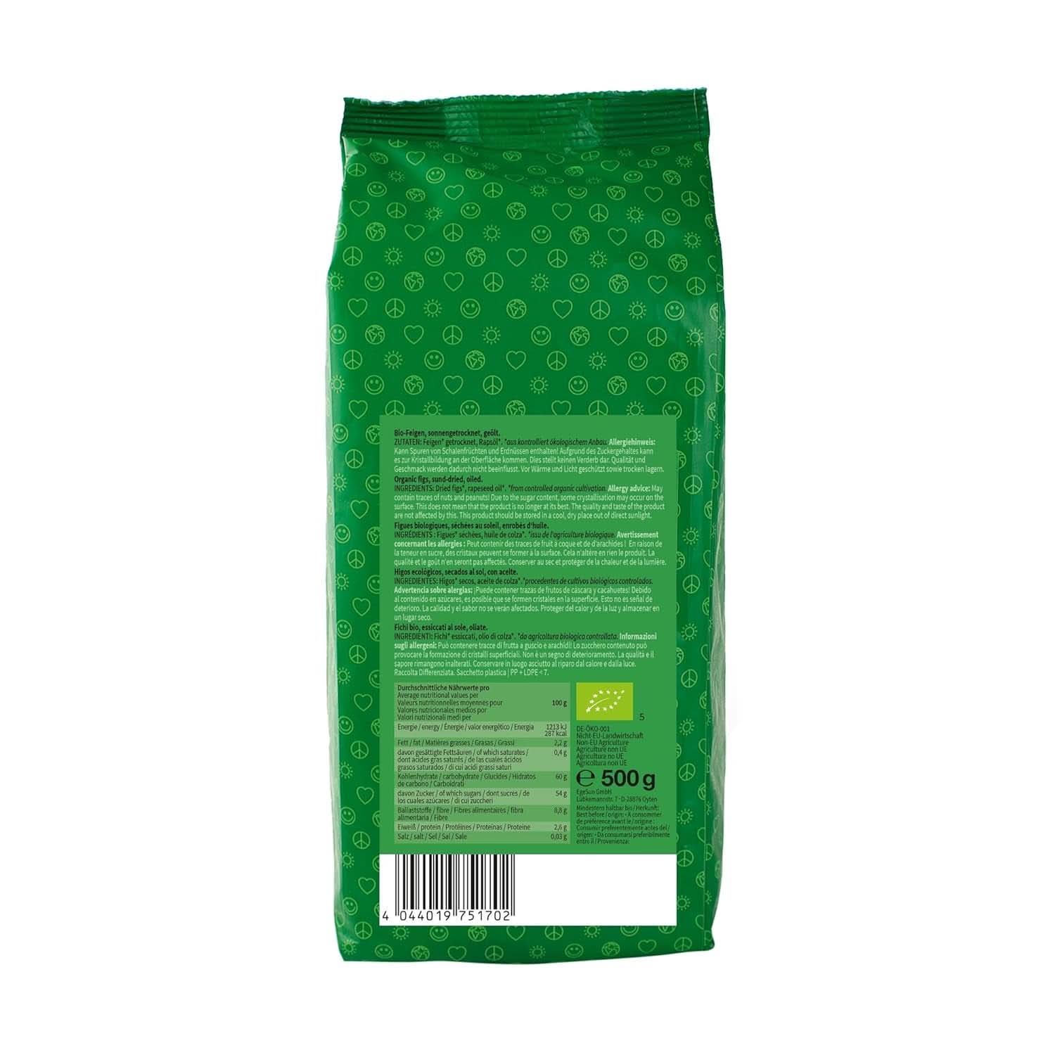 Mundo Feliz Smochine uscate din agricultura ecologică, 2 x 500 grame Produse deshidratate Naty Shop