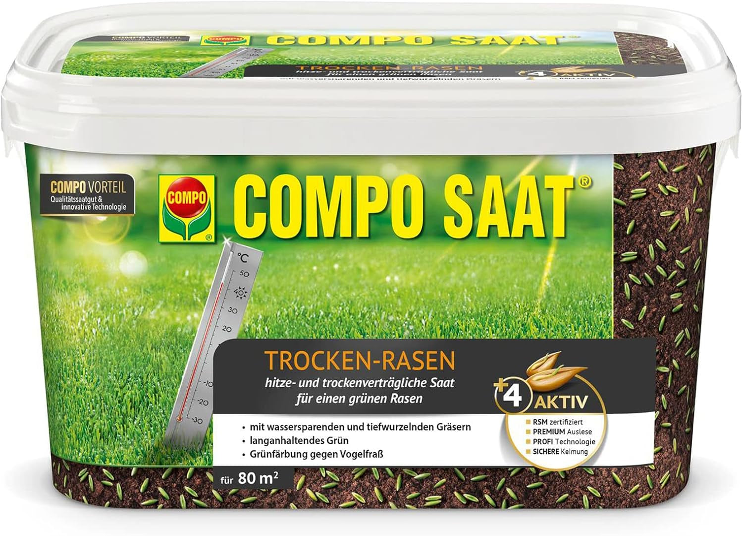 Compo SAAT® Trocken-Rasen 2Kg Für 80M²