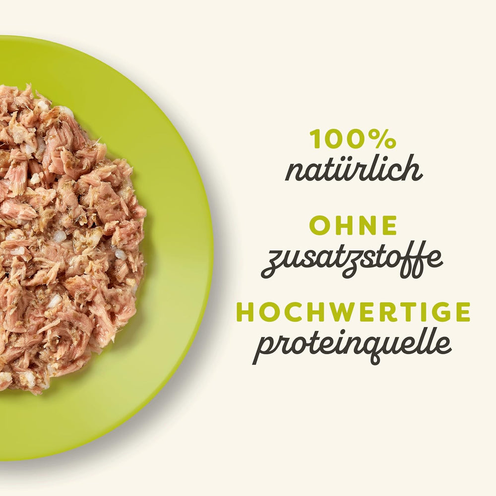 Applaws 100% naturel Premium-Nassfutter for Katzen, Thunfischfilet mit Algen in Brühe - Packung mit 24 x 156g Dosen
