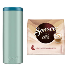 Senseo Pads Café Latte, 10 x 8 Getränke, 80 Kaffee Pos, y compris Senseo Pad Dose