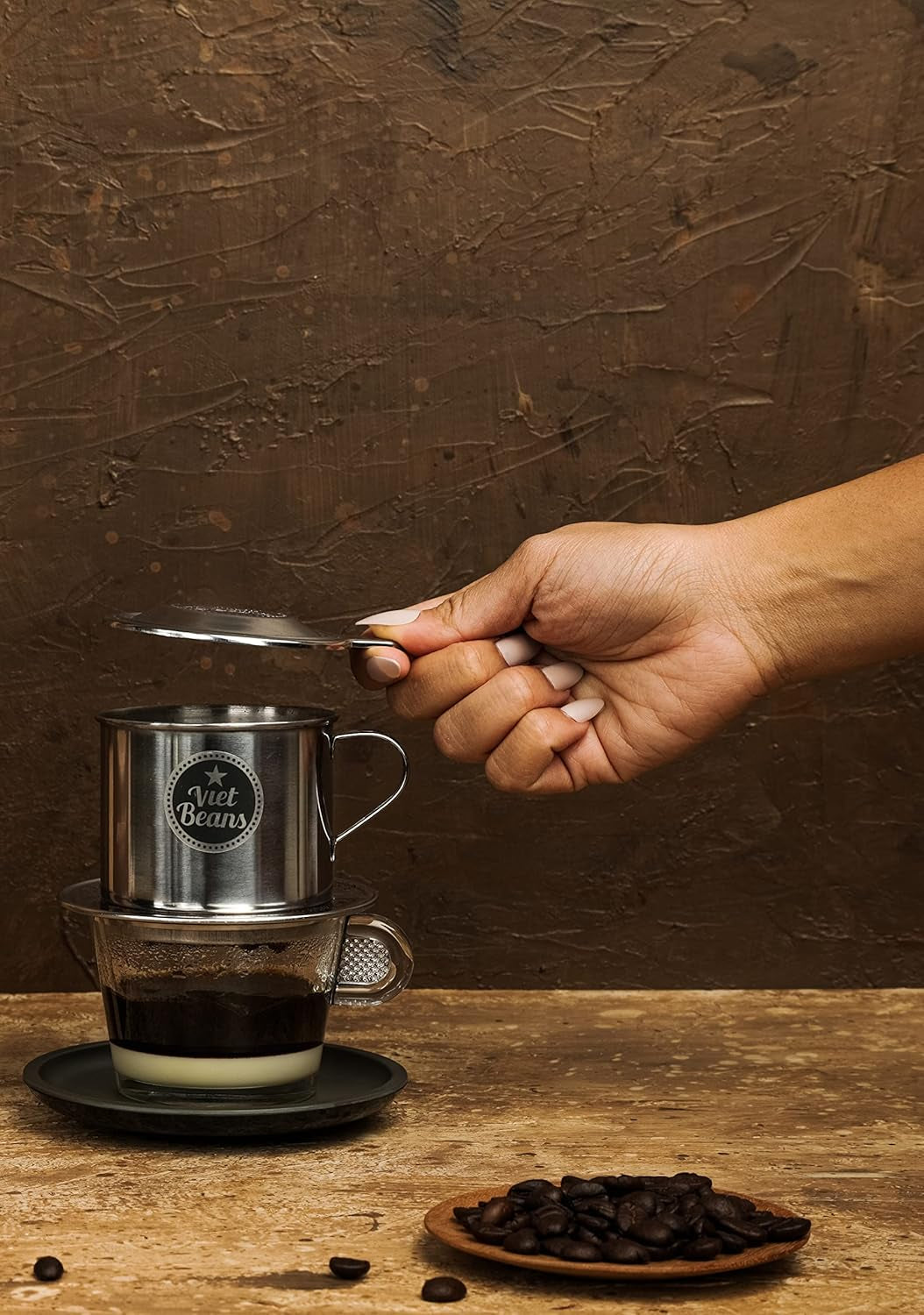 VietBeans KEO - Schokoladiger Kaffee – Ganze Kaffeebohnen - Geröstet au beurre, whisky et rhum - Schoko-Geschmack intensif - Arôme : Schokolade - 250g