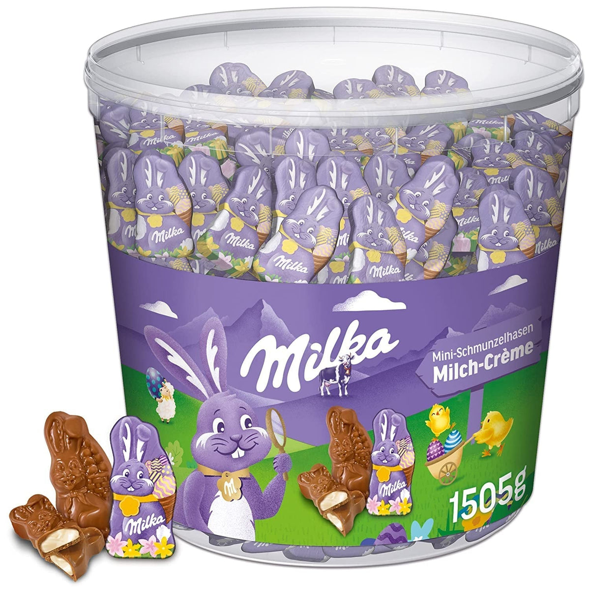 Milka, mini lapins, 1,5 Kg, chocolat au lait Bonbons au chocolat Naty Shop Default Title