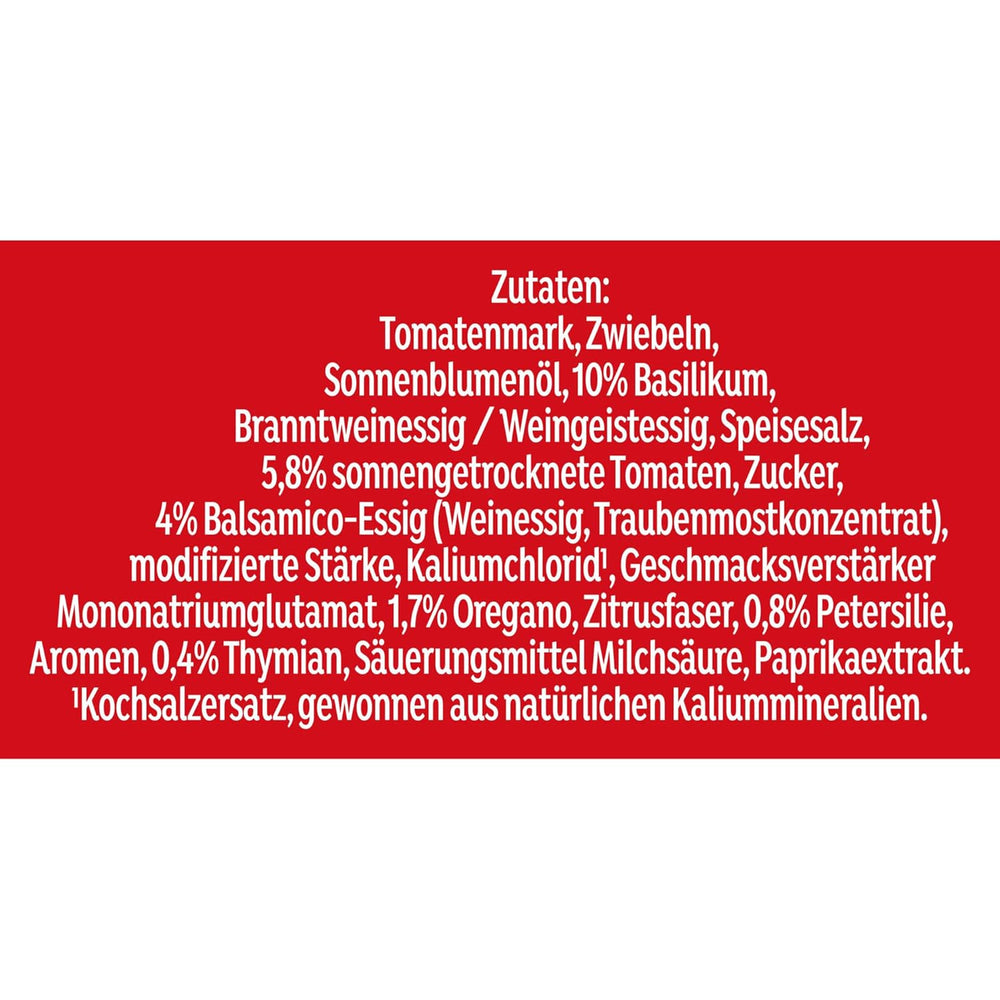 Knorr Schnell gewürzt Kochpaste Getrocknete Tomato & Mediterranean Kräuter einfach & schnell für einen besons intensificen, geballten Gesmack 165 g