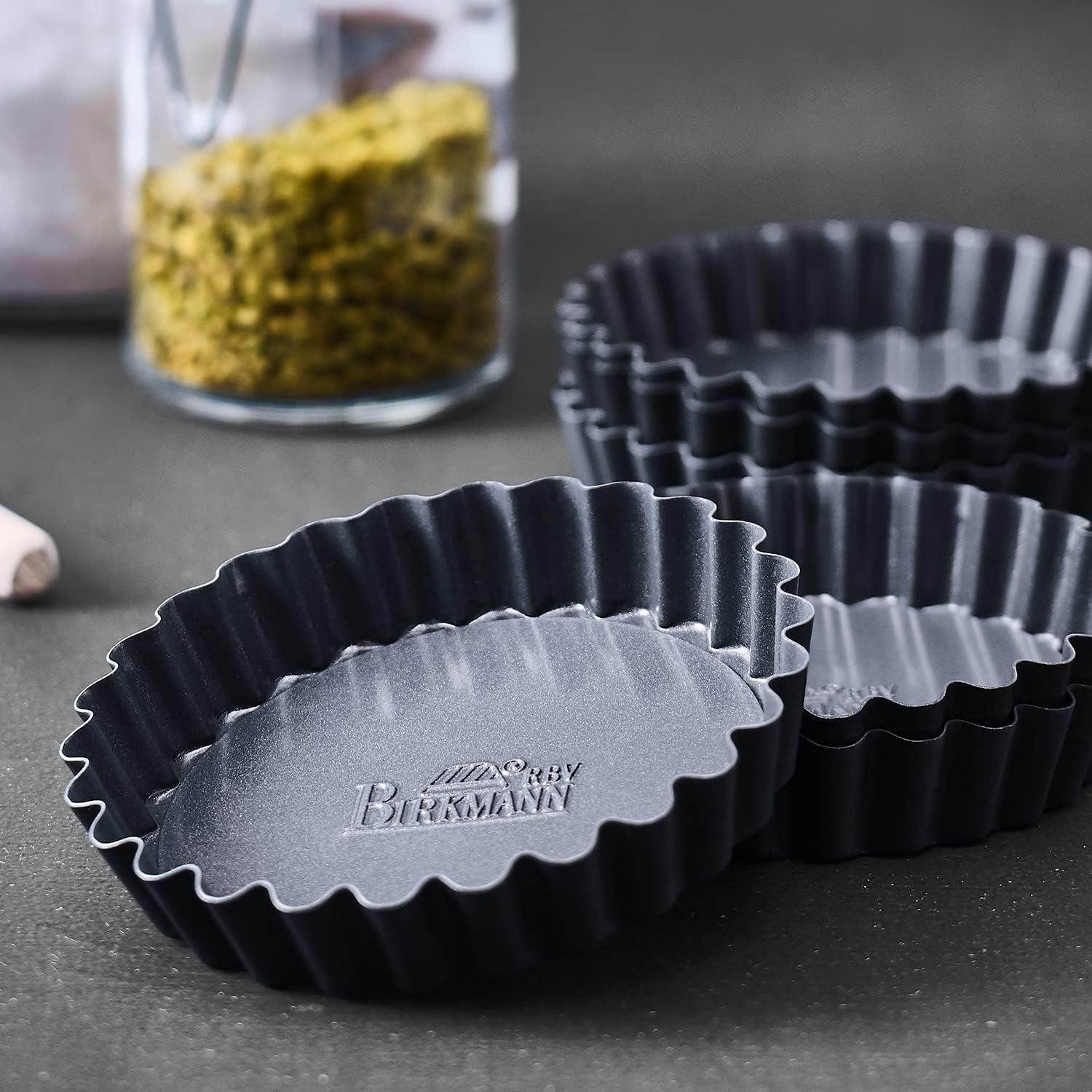 RBV Birkmann Premium Baking, moule à tarte, Ø 10 cm, 6 pièces, avec fond amovible Moules et plaques à pâtisserie Naty Shop