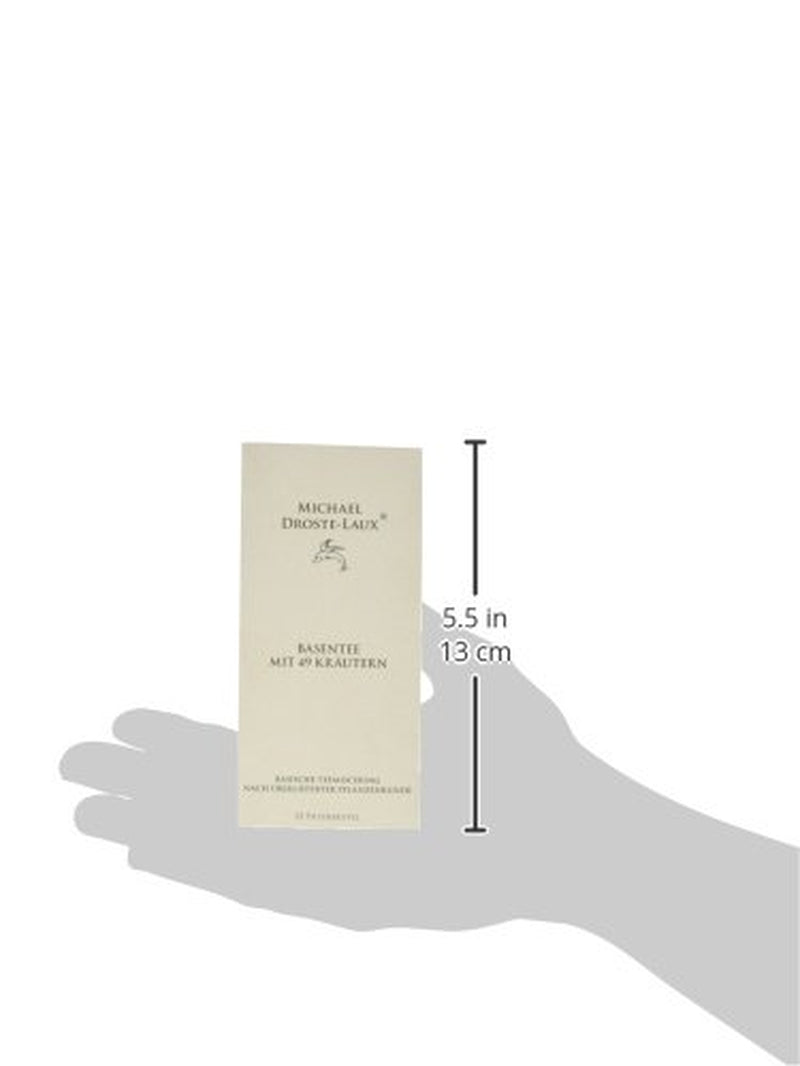 Droste-Laux Thé de base aux 49 herbes, 25 pièces (tisane, sachets filtrants, thé à jeun ou diététique) 120501