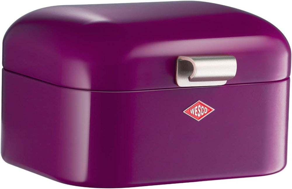 Wesco 235 001 Mini corbeille à pain Grandy 17 x 18 x 12 cm (L/l/H) rose, inox Boîtes de conservation alimentaire Naty Shop Mure