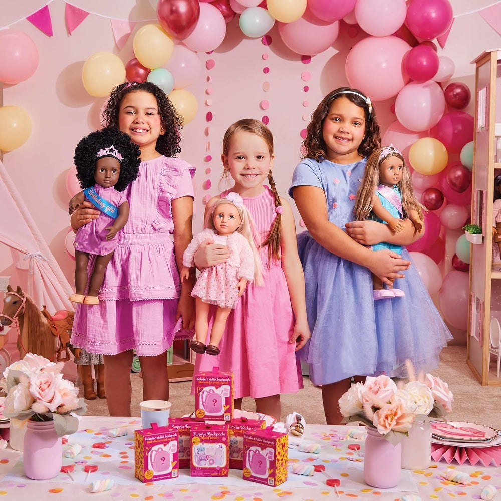 Our Generation - Maria - 46 cm-Puppe - Braune Augen & brünettes Haar - Pyjama-Strampler-Outfit - Elefant Plüschtier - Spielzeug für Kinder ab 3 Jahren