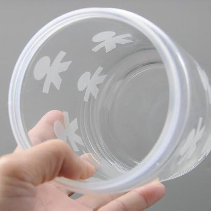 Alessi AKK37 GIROTONDO Pot de cuisine en verre avec impression et couvercle scellé en acier inoxydable, L 21,6 cm, H 10,5 cm Boîtes de conservation alimentaire Naty Shop