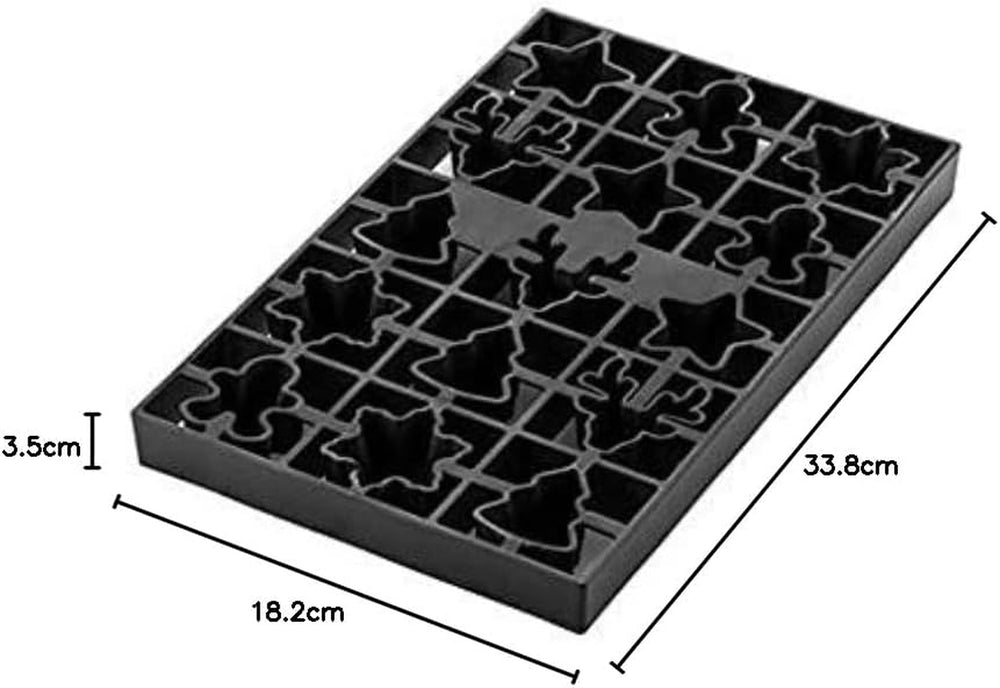 Silikomart - VOILA 'COOKIE' - VACANCES D'HIVER - COOKIE PUZZLE ARBRE DE NOEL
