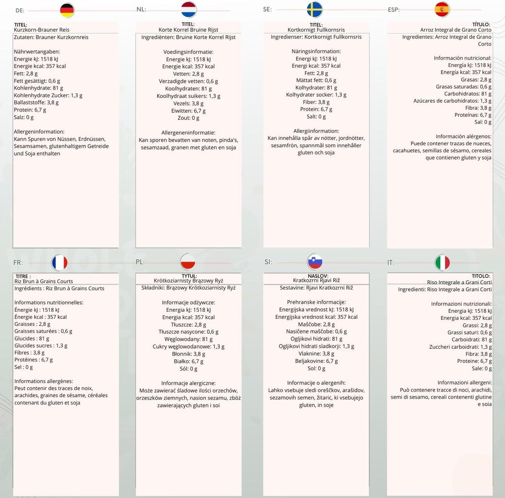 Riz brun à grains courts Wholefood Earth - sans OGM - naturel - végétalien - sans produits laitiers - sans sucre ajouté, 2 kg